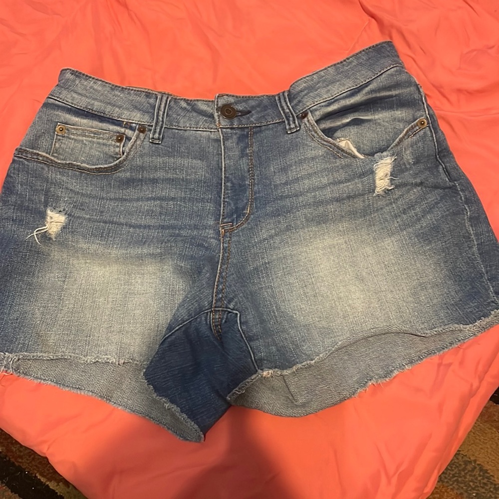 Time and Tru blue jean shorts, size 12